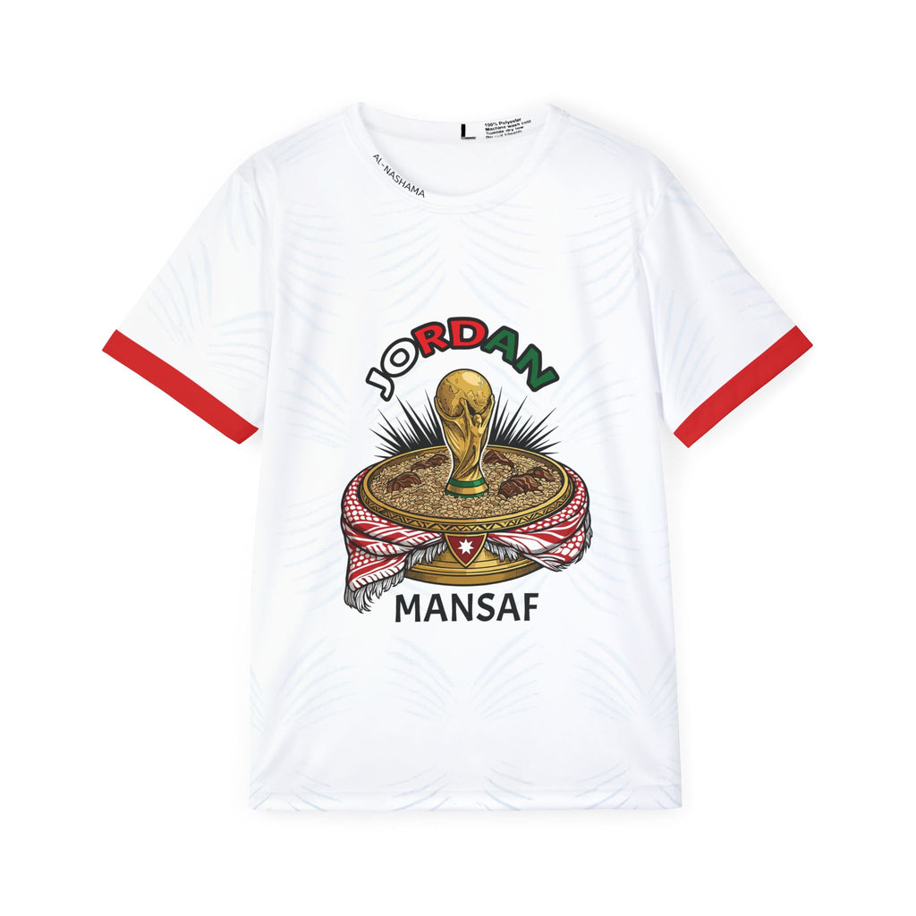 Jordan Mansaf Soccer Jersey — Customizable Back Number & Name